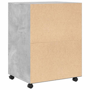 Rollschrank Betongrau 60x48x81 cm