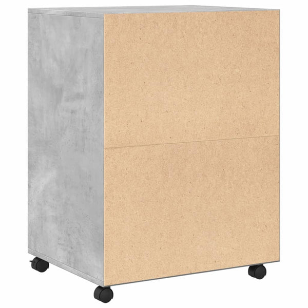 Rollschrank Betongrau 60x48x81 cm