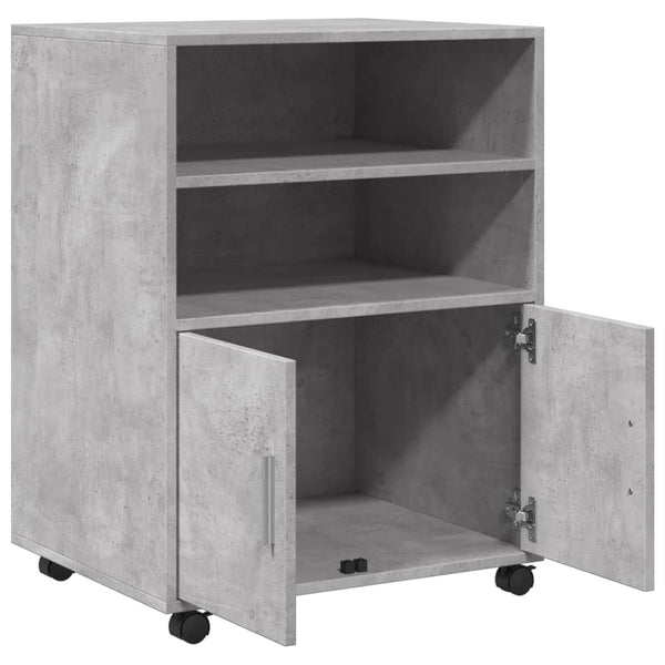 Rollschrank Betongrau 60x48x81 cm