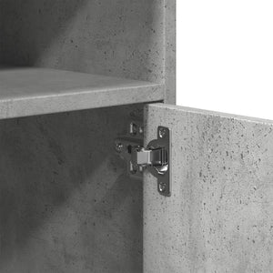 Rollschrank Betongrau 60x48x81 cm