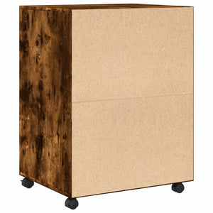 Rollschrank Räuchereiche 60x48x81 cm