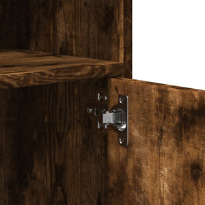 Rollschrank Räuchereiche 60x48x81 cm
