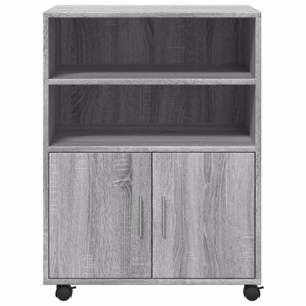 Rollschrank Grau Sonoma 60x48x81 cm
