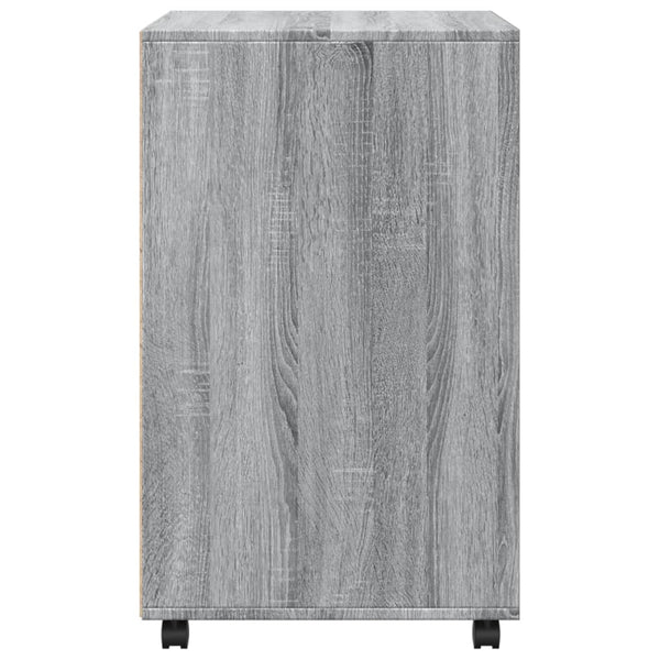 Rollschrank Grau Sonoma 60x48x81 cm