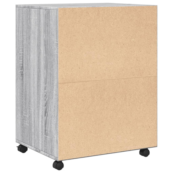 Rollschrank Grau Sonoma 60x48x81 cm