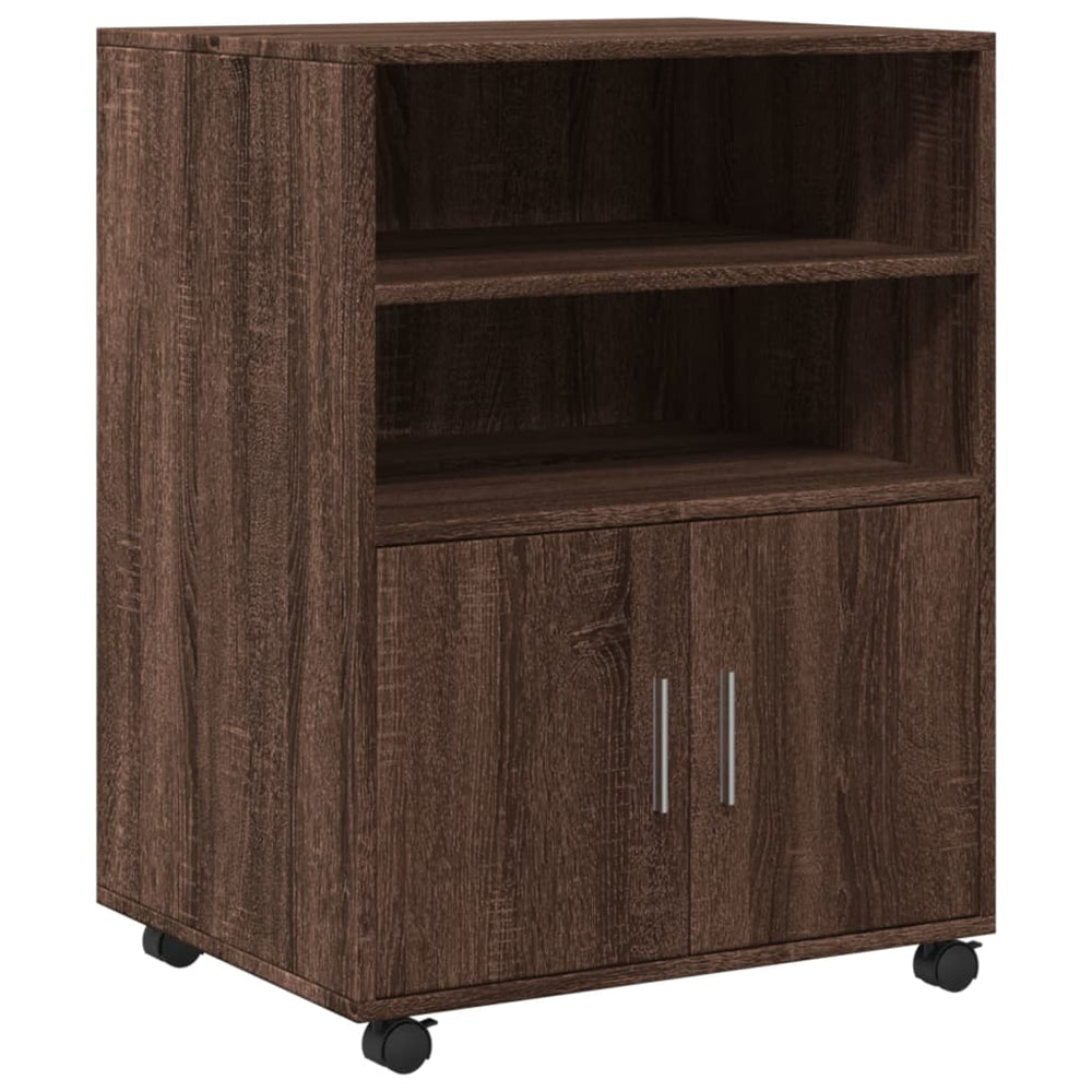 Rollschrank Braun Eichen-Optik