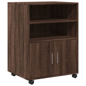 Rollschrank Braun Eichen-Optik