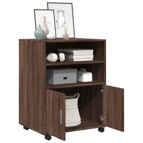 Rollschrank Braun Eichen-Optik