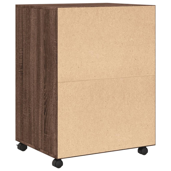 Rollschrank Braun Eichen-Optik