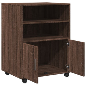 Rollschrank Braun Eichen-Optik