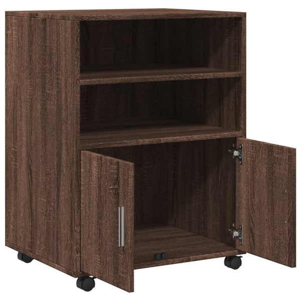 Rollschrank Braun Eichen-Optik