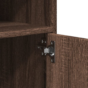 Rollschrank Braun Eichen-Optik