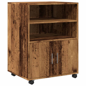 Rollschrank Altholz-Optik 60x48x81 cm