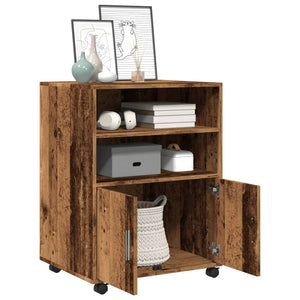 Rollschrank Altholz-Optik 60x48x81 cm