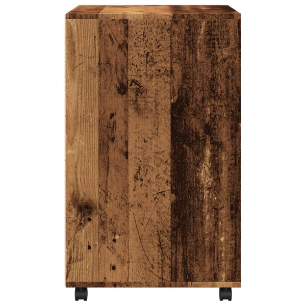 Rollschrank Altholz-Optik 60x48x81 cm