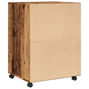 Rollschrank Altholz-Optik 60x48x81 cm