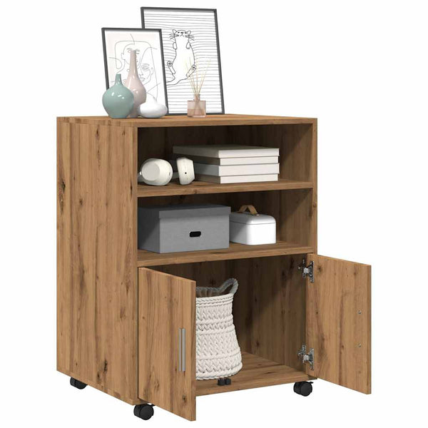 Rollschrank Artisan-Eiche 60x48x81 cm