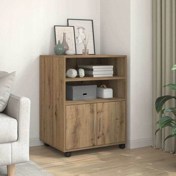 Rollschrank Artisan-Eiche 60x48x81 cm