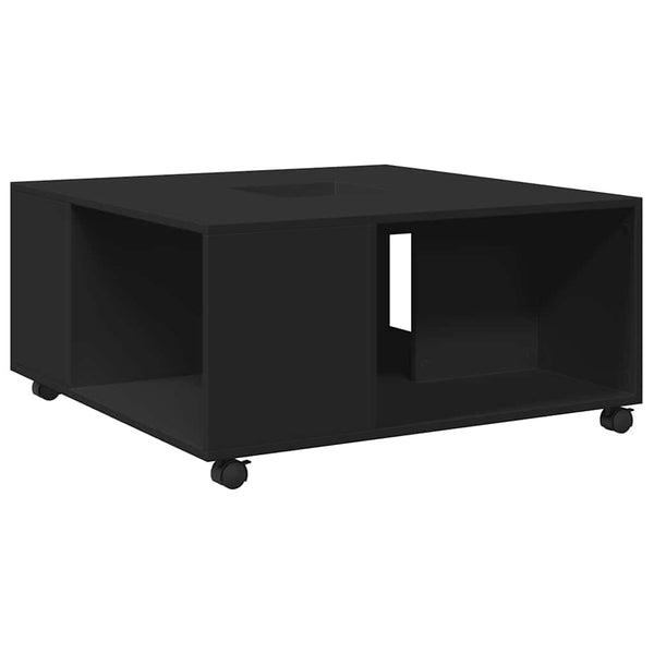 Schwarzer Couchtisch 80x80 cm