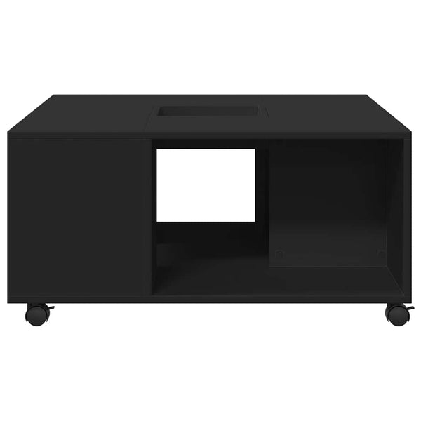 Schwarzer Couchtisch 80x80 cm