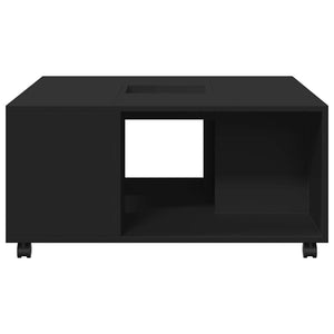 Schwarzer Couchtisch 80x80 cm