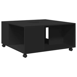 Schwarzer Couchtisch 80x80 cm