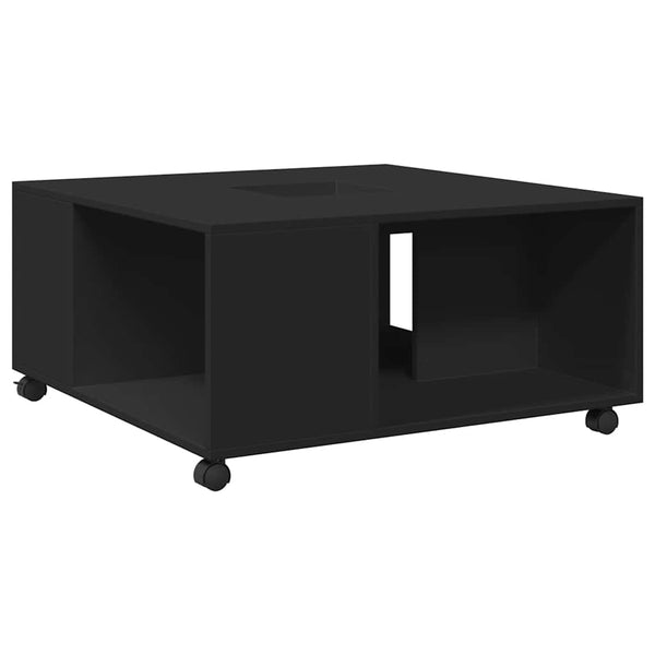 Schwarzer Couchtisch 80x80 cm