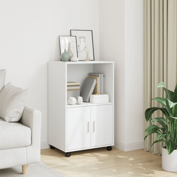 Rollschrank Weiß 55x40x91 cm