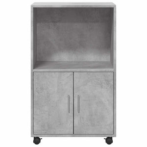 Rollschrank Betongrau 55x40x91 cm