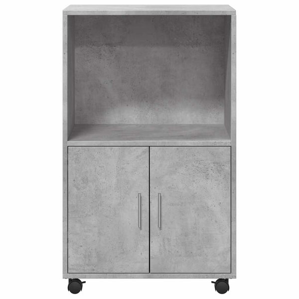 Rollschrank Betongrau 55x40x91 cm