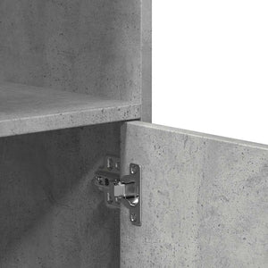 Rollschrank Betongrau 55x40x91 cm
