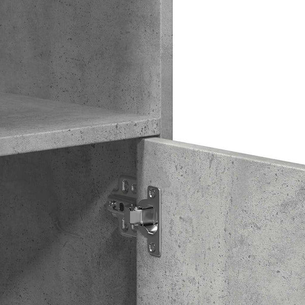 Rollschrank Betongrau 55x40x91 cm
