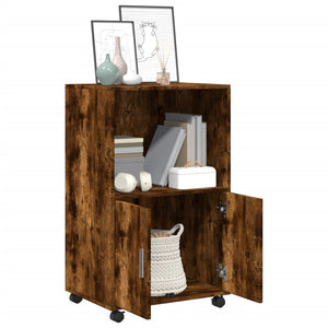 Rollschrank Räuchereiche 55x40x91 cm