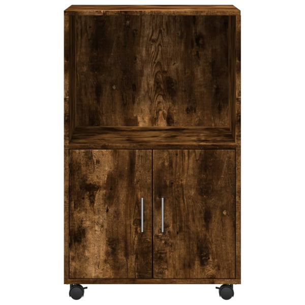 Rollschrank Räuchereiche 55x40x91 cm
