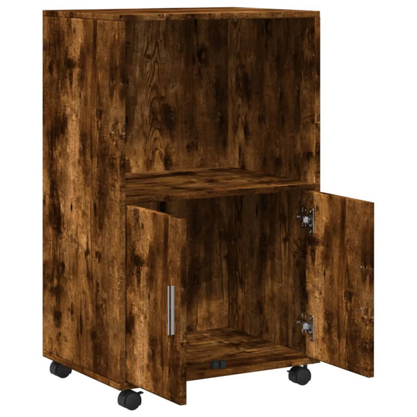 Rollschrank Räuchereiche 55x40x91 cm