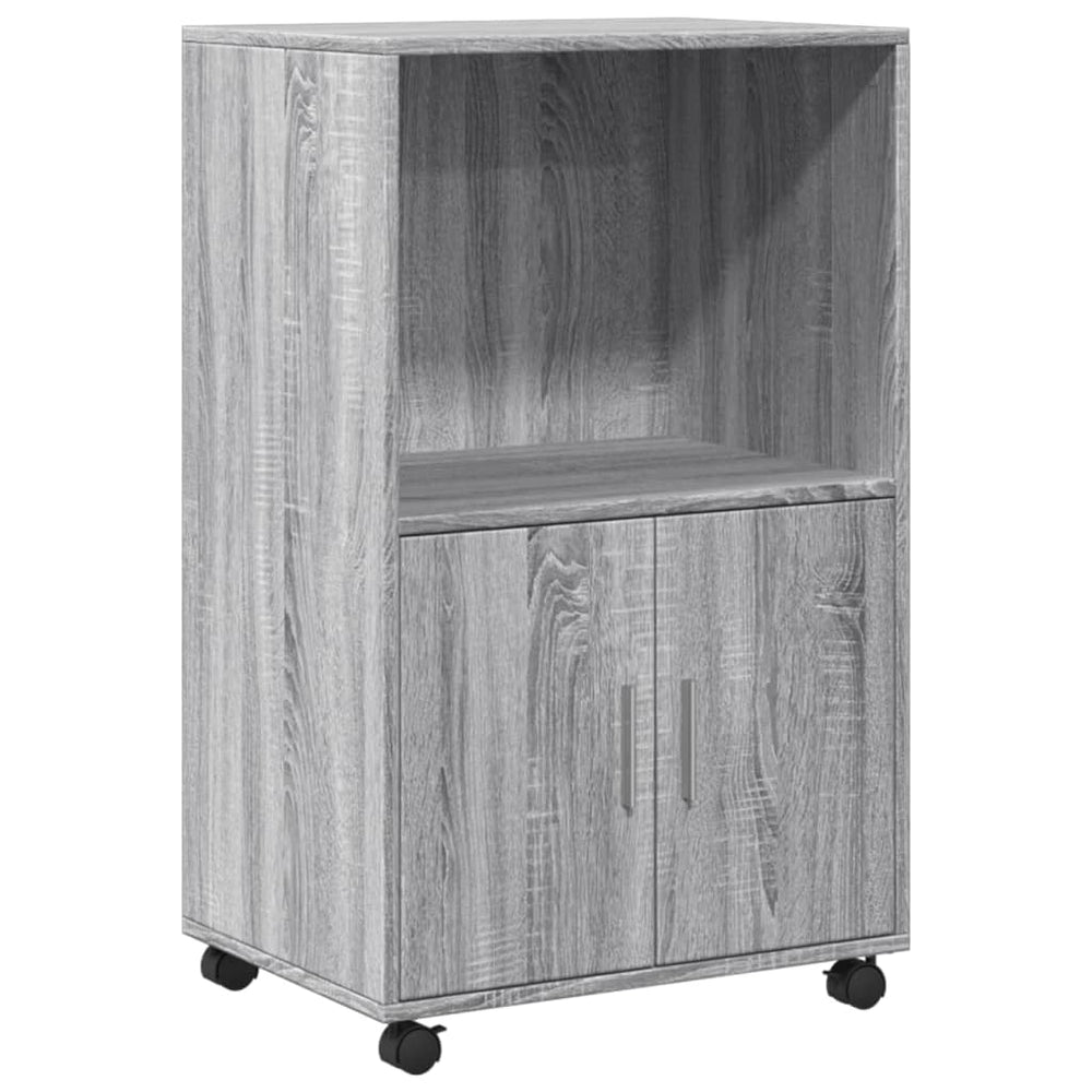 Rollschrank Grau Sonoma 55x40x91 cm