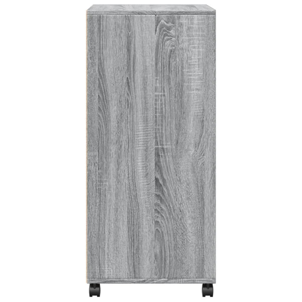 Rollschrank Grau Sonoma 55x40x91 cm