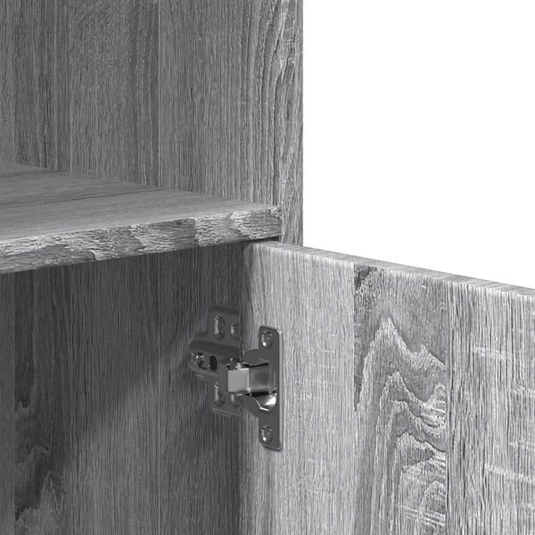 Rollschrank Grau Sonoma 55x40x91 cm
