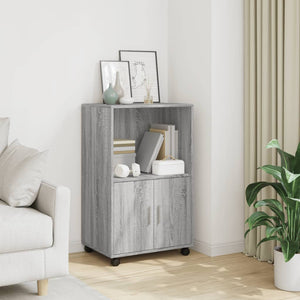 Rollschrank Grau Sonoma 55x40x91 cm