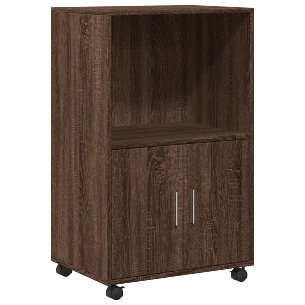 Rollschrank Braun Eichen-Optik