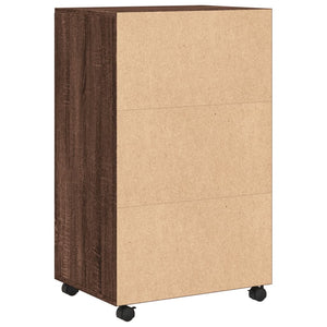 Rollschrank Braun Eichen-Optik