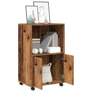 Rollschrank Altholz-Optik 55x40x91 cm