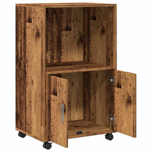 Rollschrank Altholz-Optik 55x40x91 cm