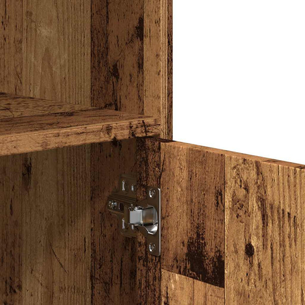Rollschrank Altholz-Optik 55x40x91 cm