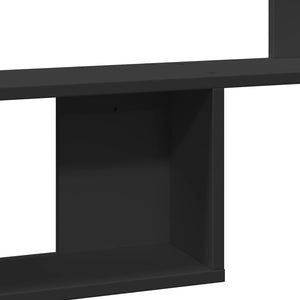 Schwarzes Wandregal 100 cm