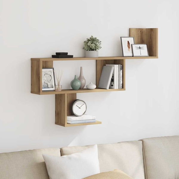 Wandregal Artisan Eiche 100x15x70 cm