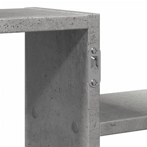 Betongraues Wandregal 104 cm