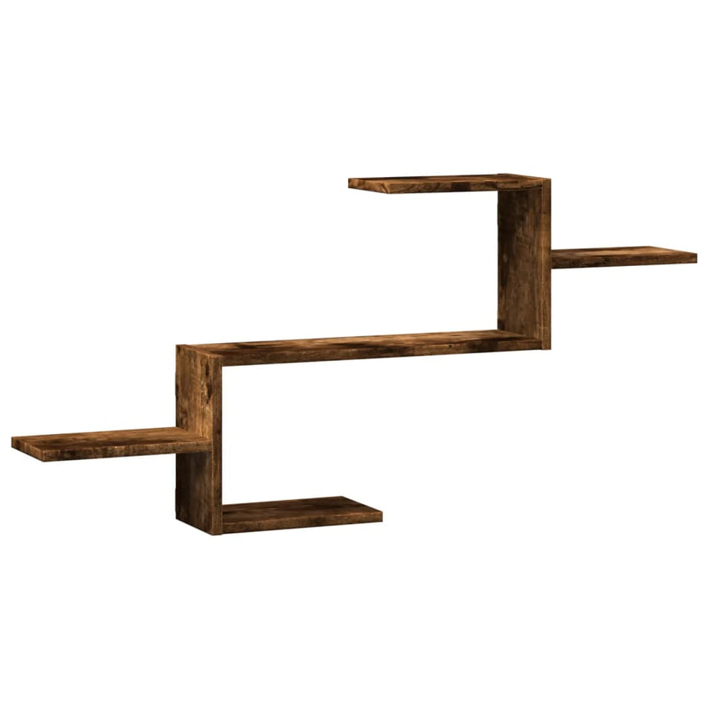 Wandregal Räuchereiche 104 cm