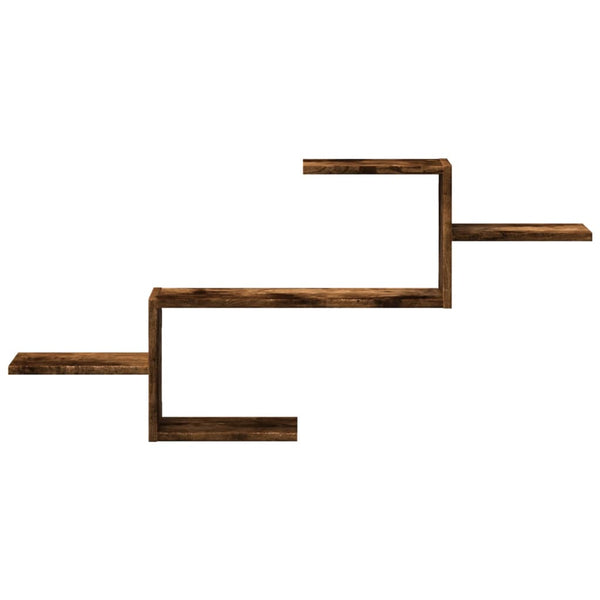 Wandregal Räuchereiche 104 cm