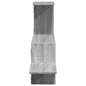 Wandregal Grau Sonoma 104 cm